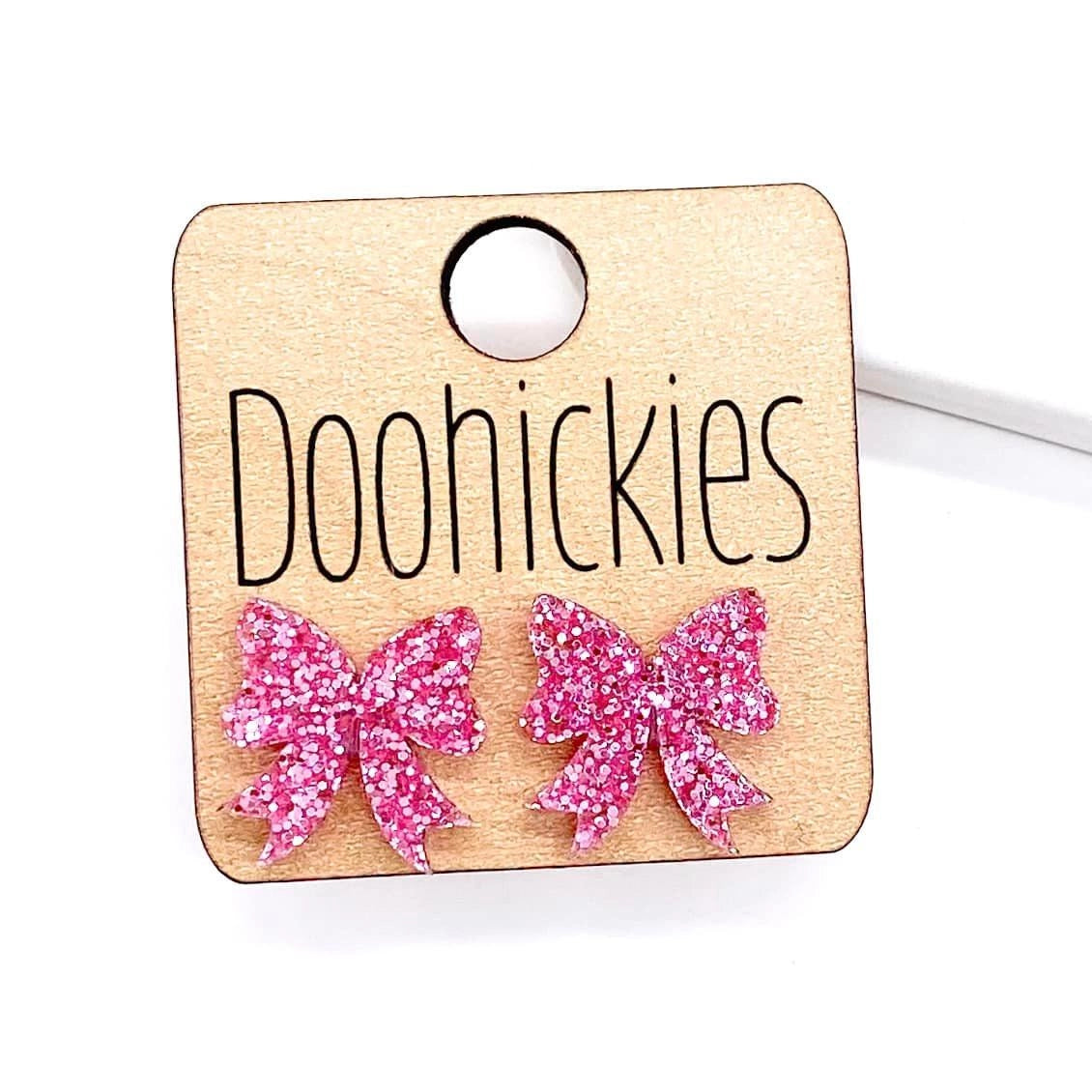 Pink Ribbon Earrings