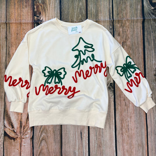 Merry Merry Oversized Sweatshirt