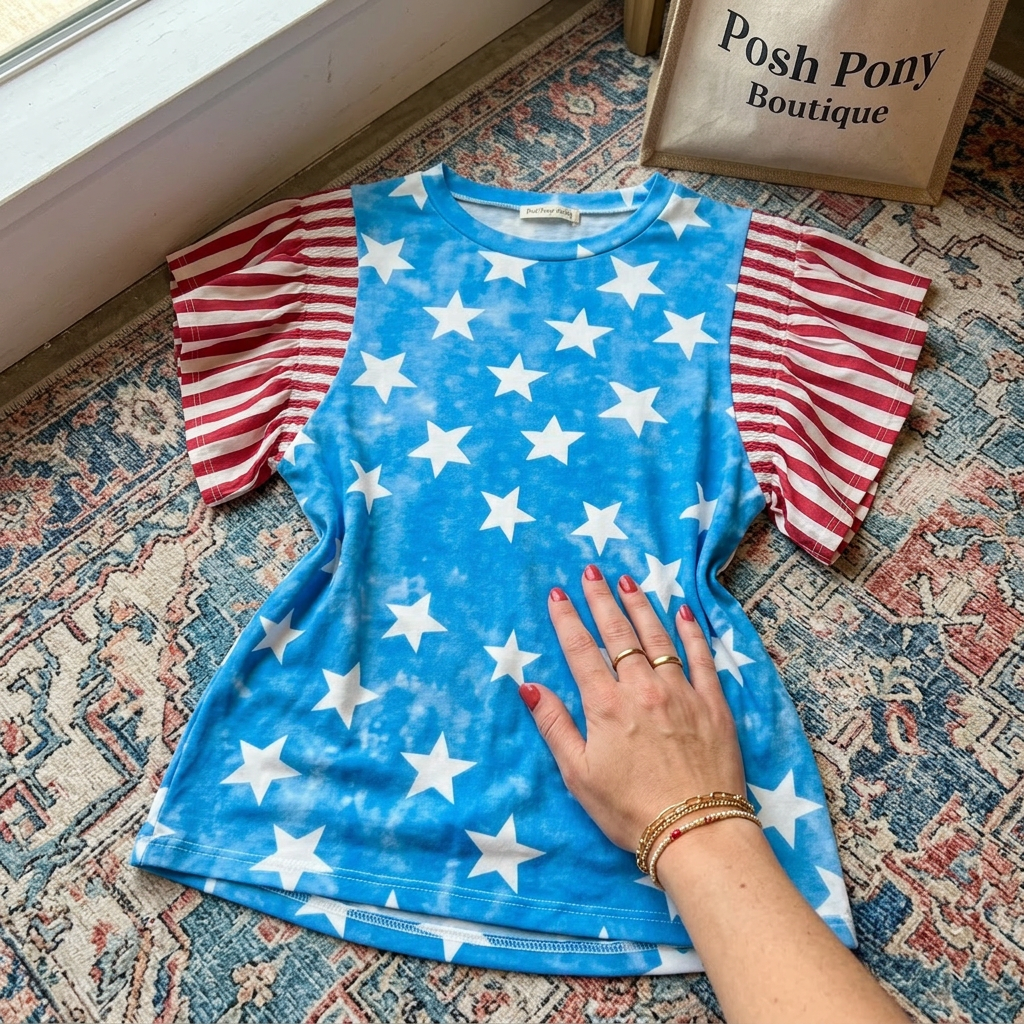Star Spangled Sweetheart Top