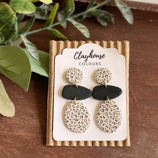 Boho Clay Earrings