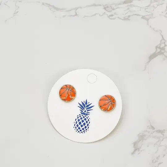 Sports Enamel Earrings