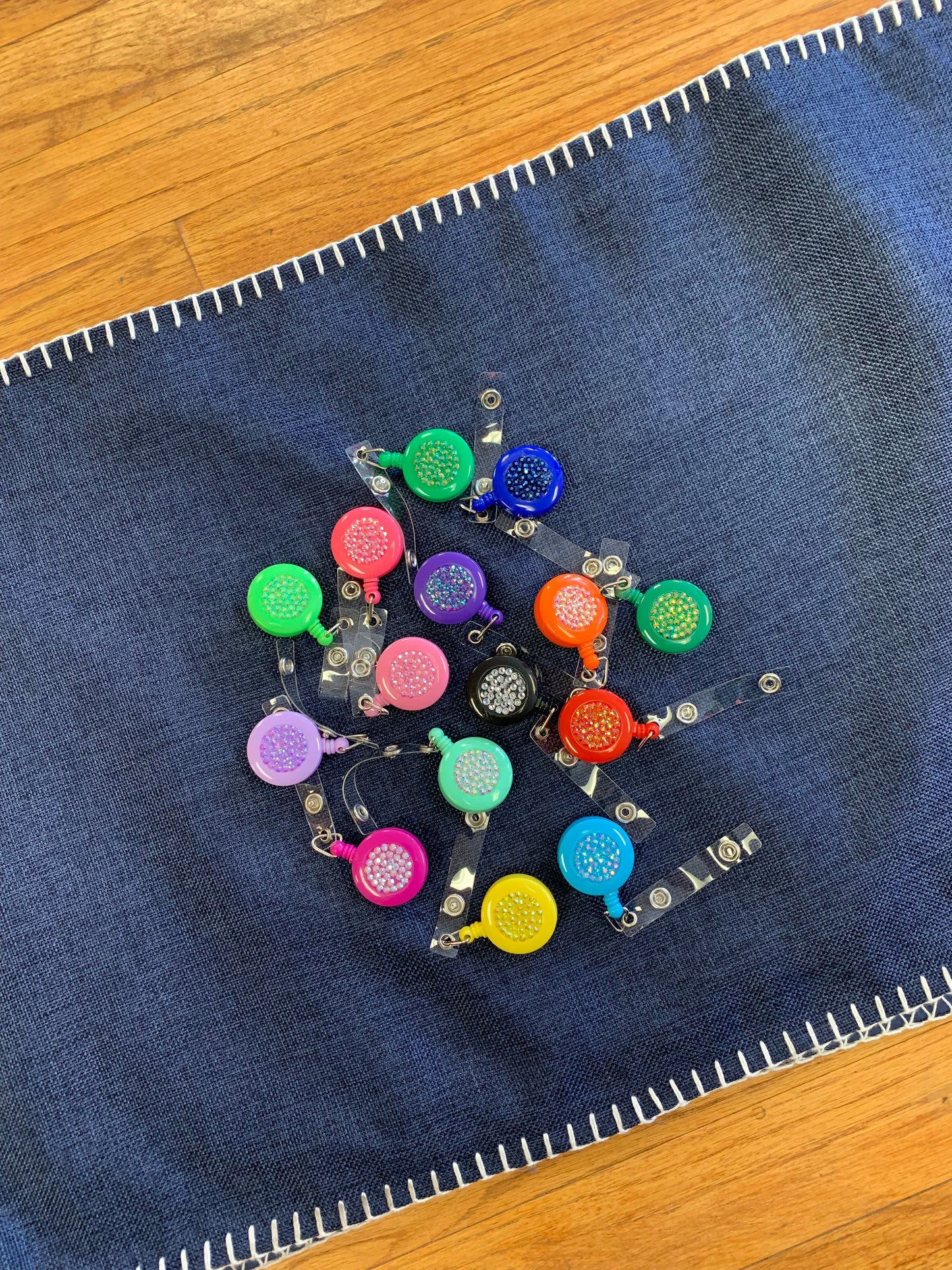Bedazzled Badge Reel