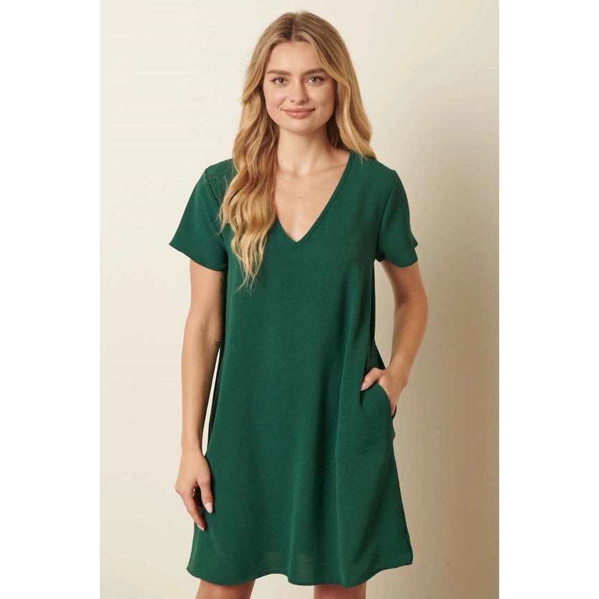 Everyday Shift Dress - Spruce