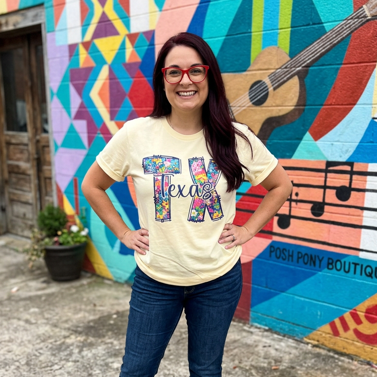 Texas Floral Tee