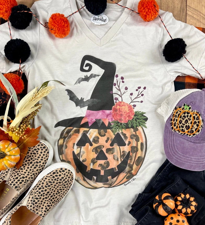 Witchy Leopard Pumpkin