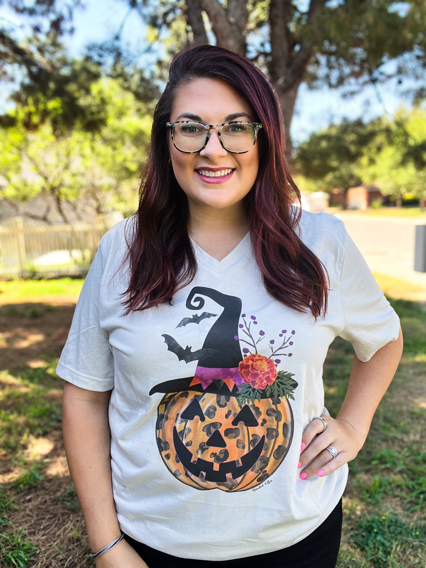 Witchy Leopard Pumpkin