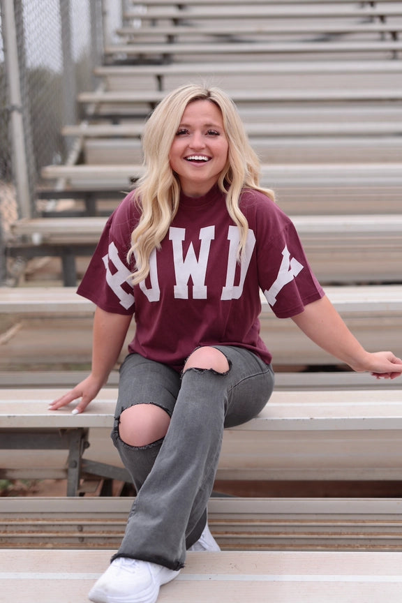 Howdy Home Team Mineral Wash Tee