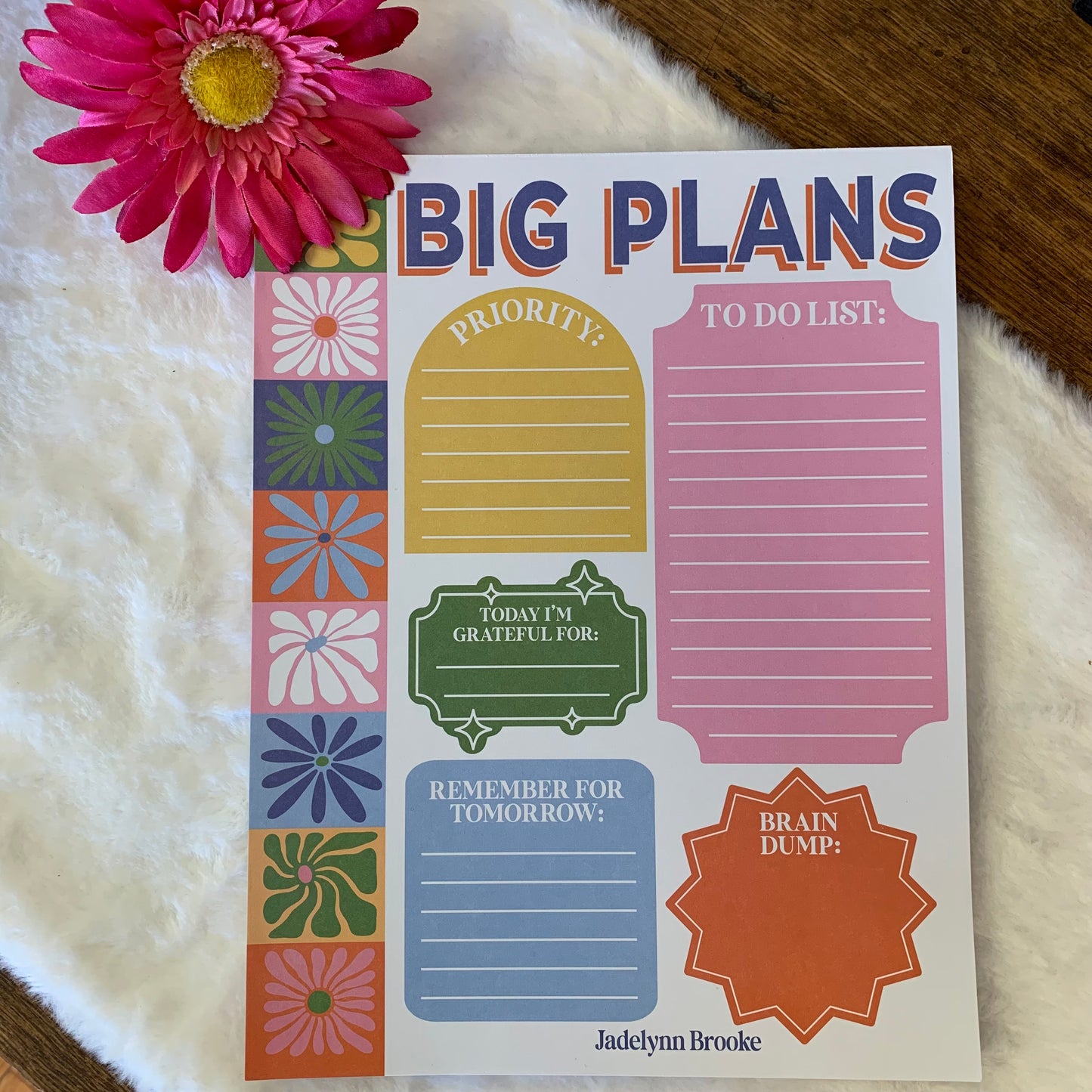 Big Plans Notepad