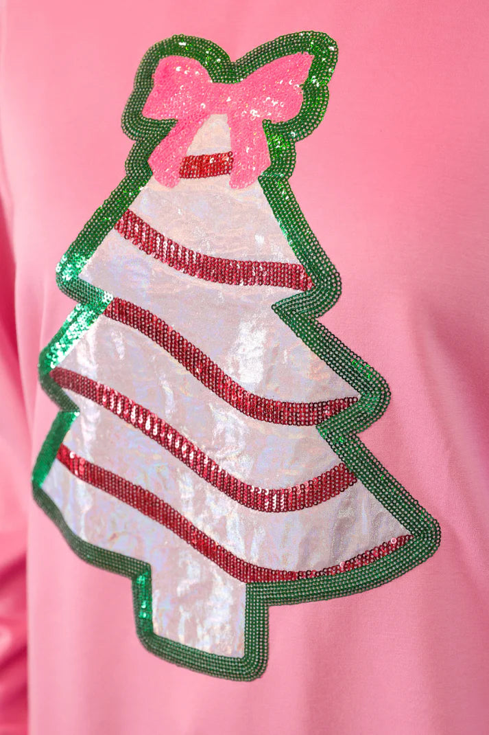 *PRE ORDER* Foil Bow Christmas Treat Luxe Pullover