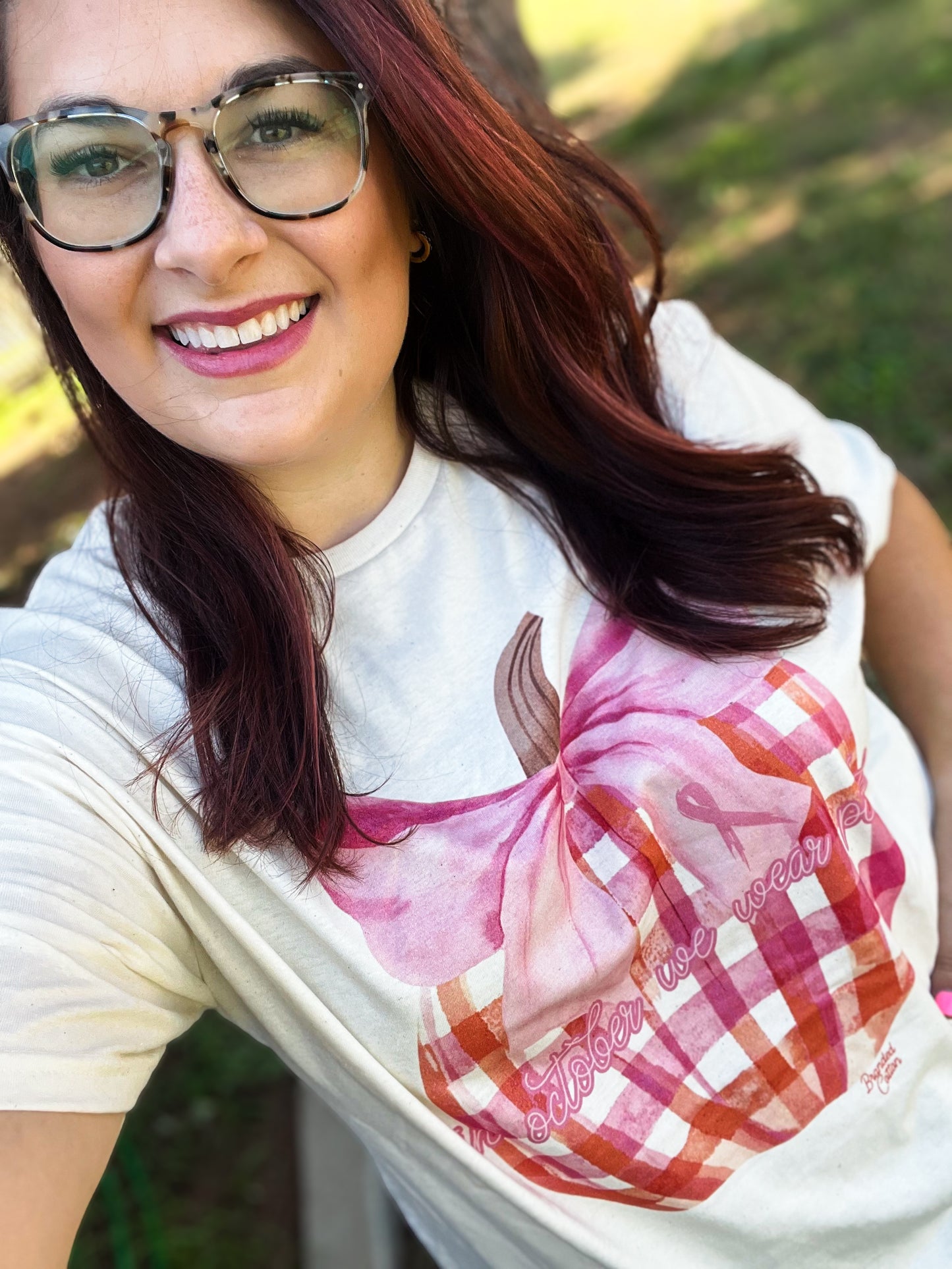 Pink Plaid Pumpkin