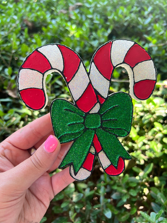 Coquette Candy Cane Car Freshie
