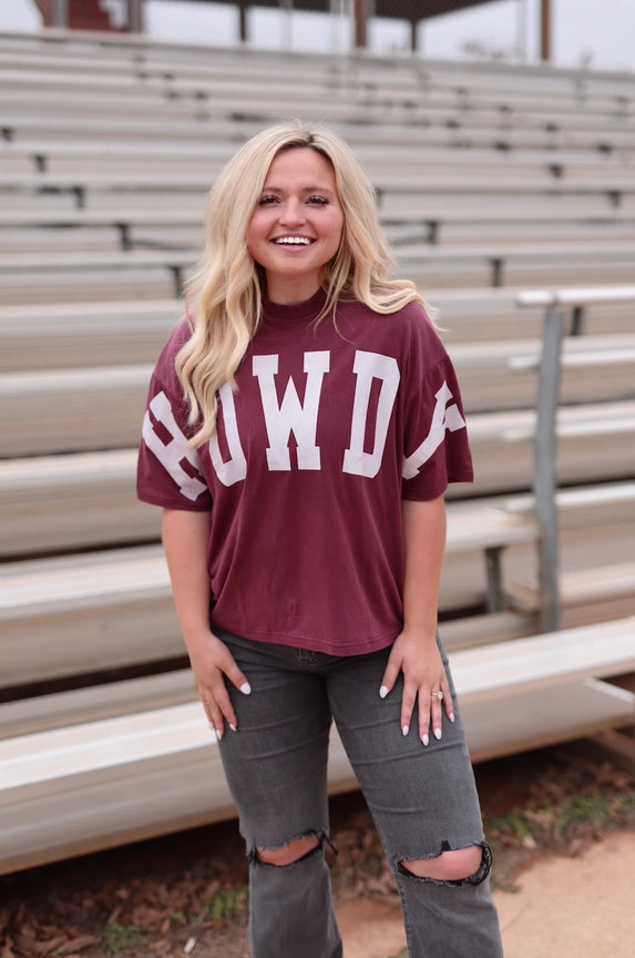 Howdy Home Team Mineral Wash Tee