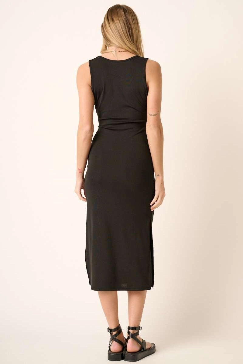 Black Midi Knit Dress