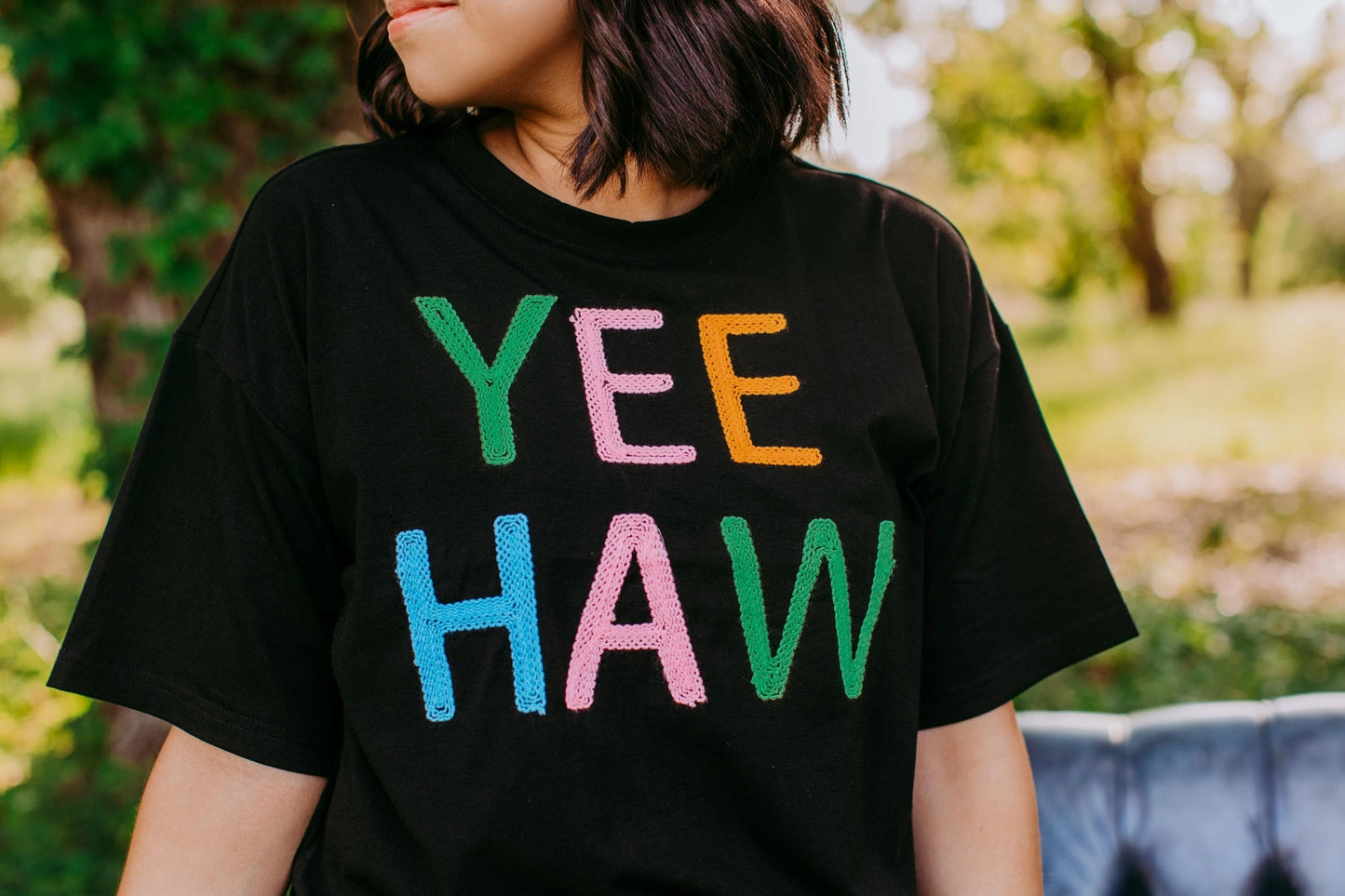 Yee Haw Rope Embroidered