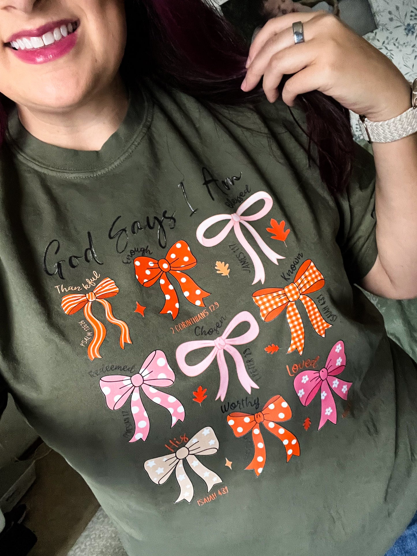God Says I Am... Fall Bows