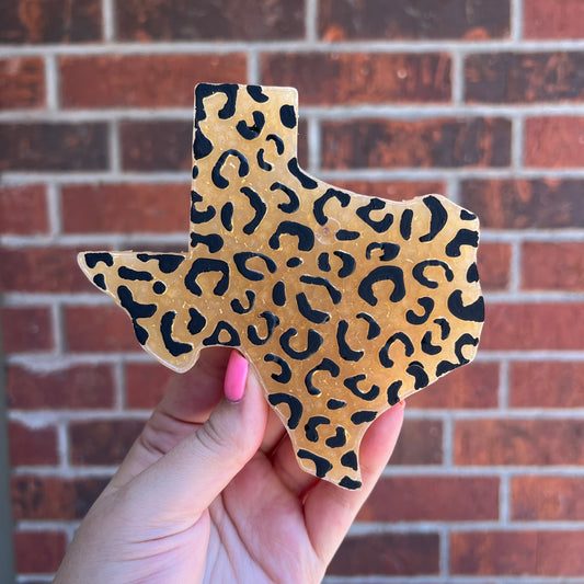 Leopard Texas Car Freshie