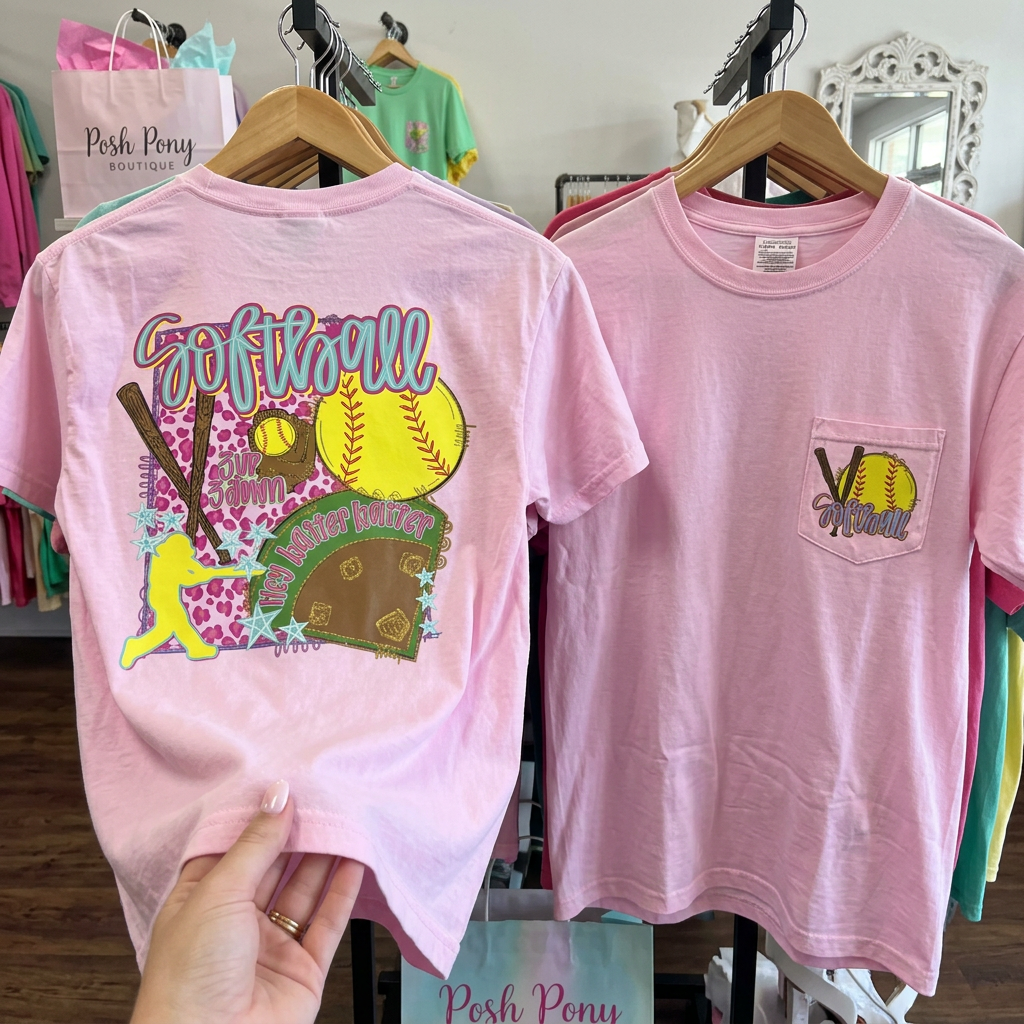 Softball Pocket Tee