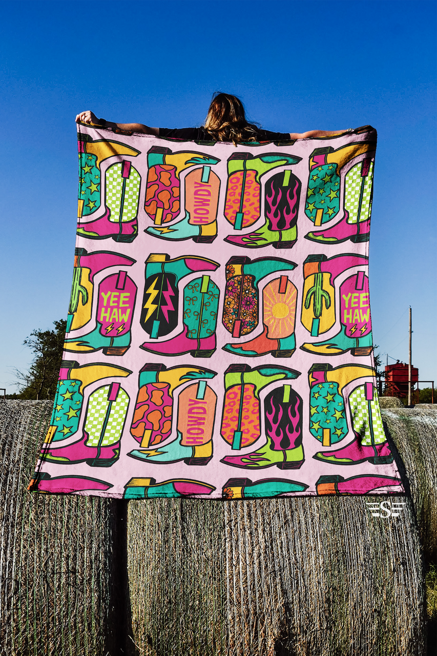 Boot Scootin' Blanket