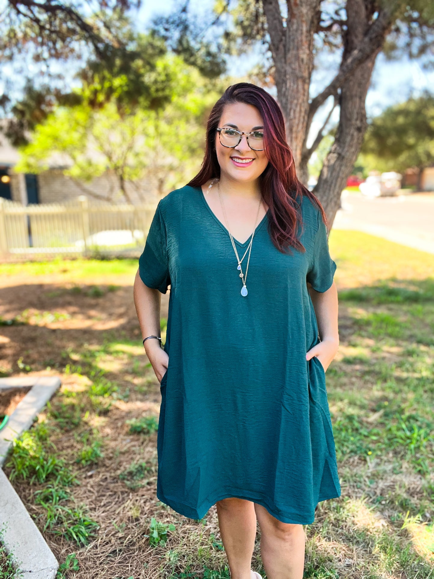 Everyday Shift Dress - Spruce