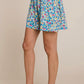 Watercolor Floral Shorts