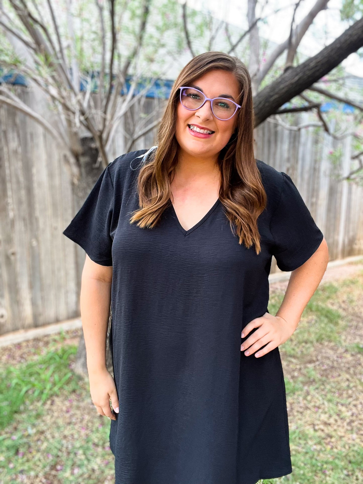 Everyday Shift Dress - Black