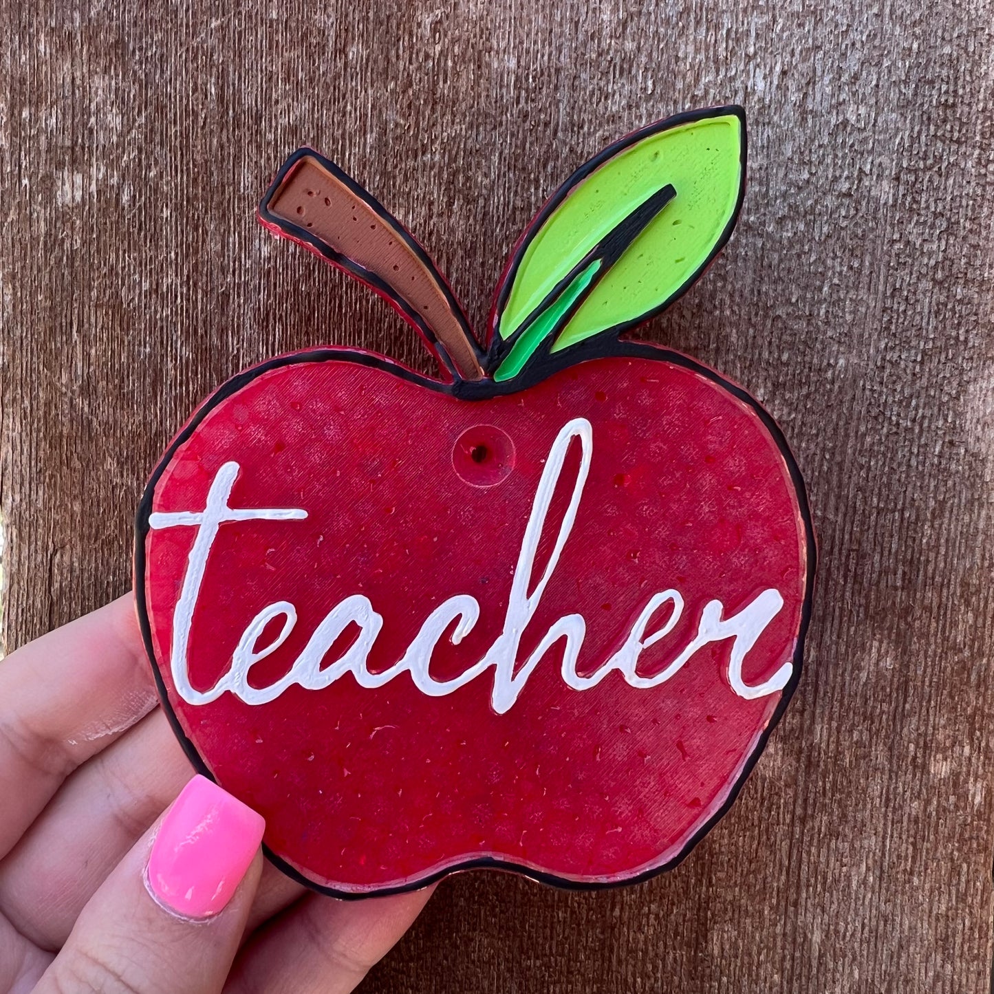 Teacher Apple Car Freshie