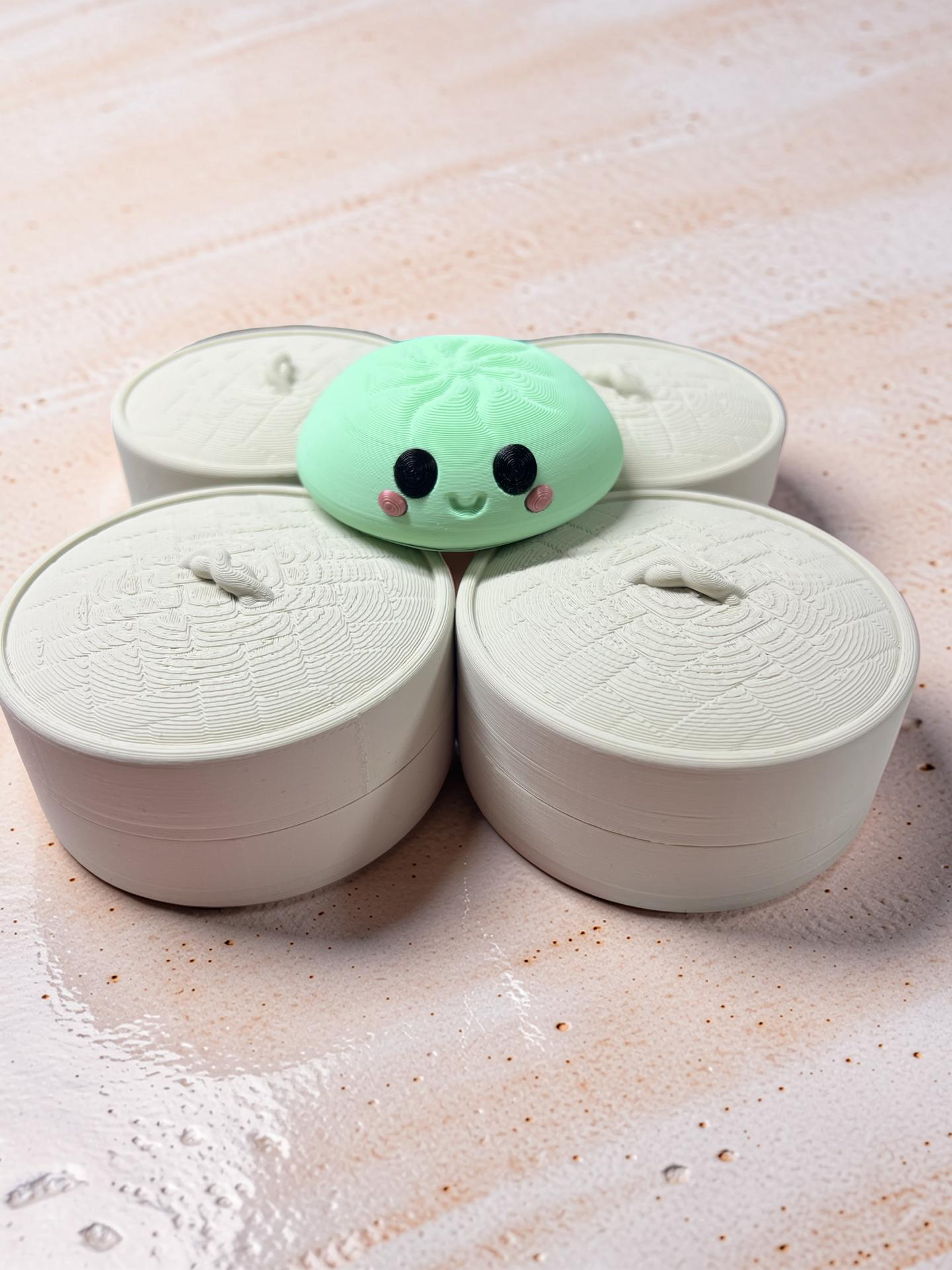 3D Printed Clicker Dumplings
