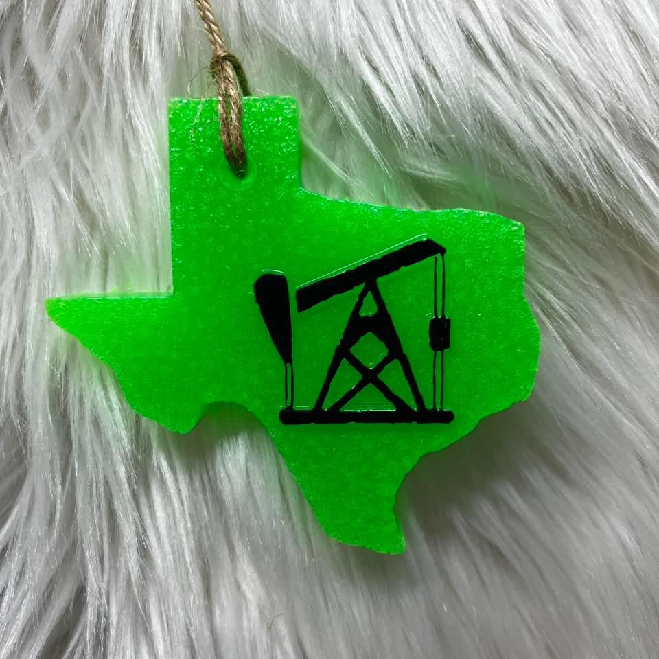 Texas Pumpjack Car Freshie