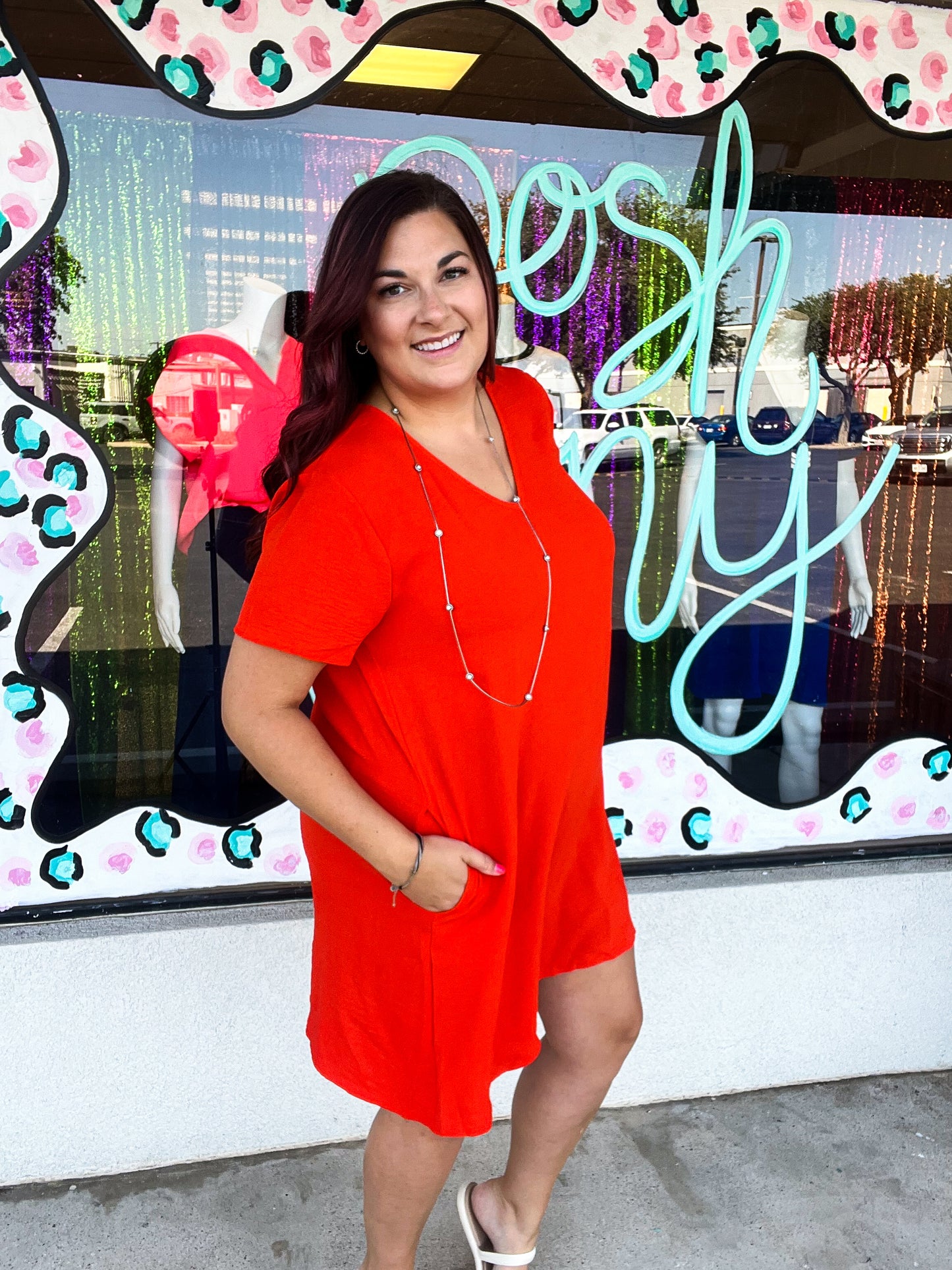 Everyday Shift Dress - Sunset