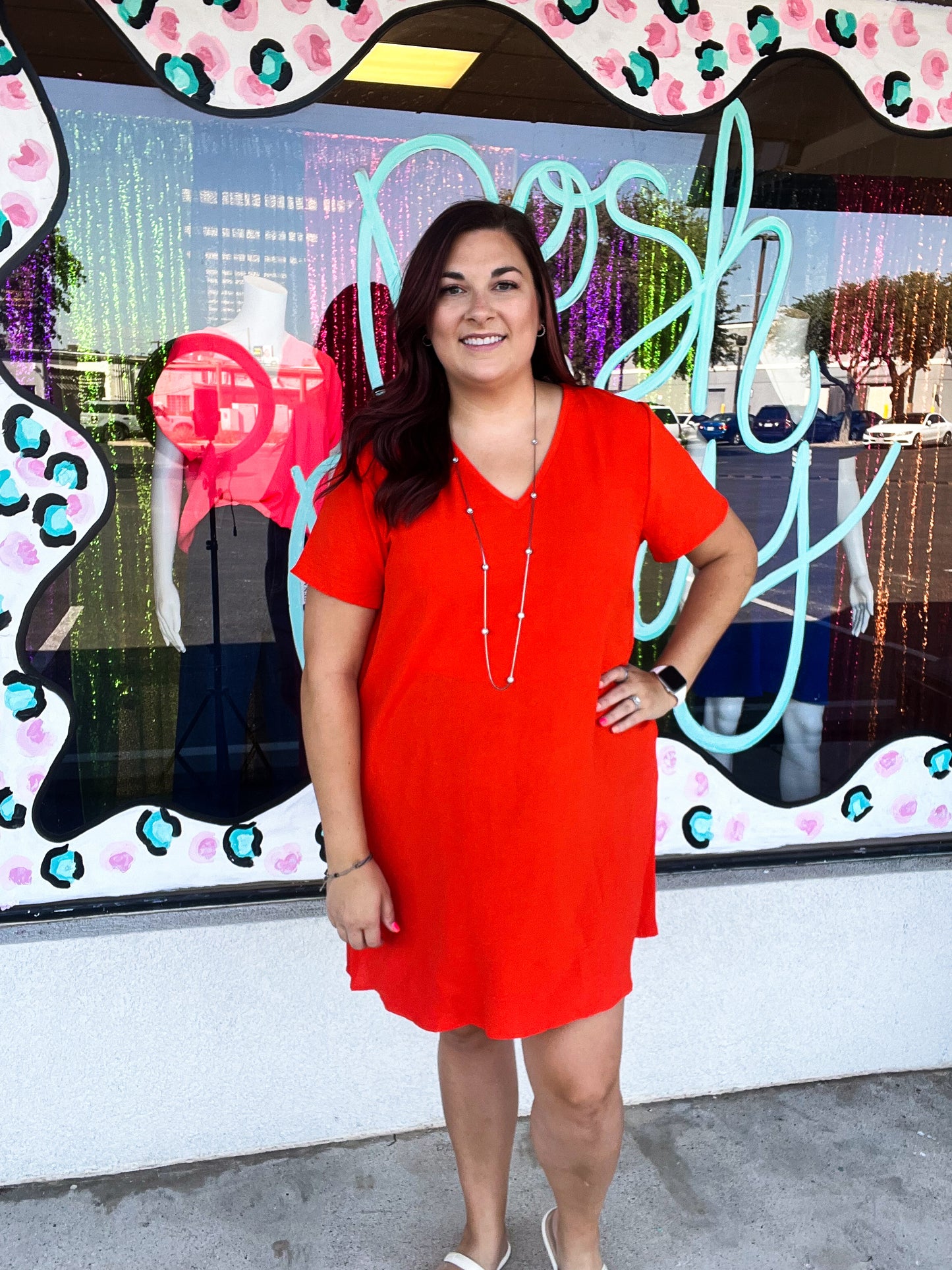 Everyday Shift Dress - Sunset