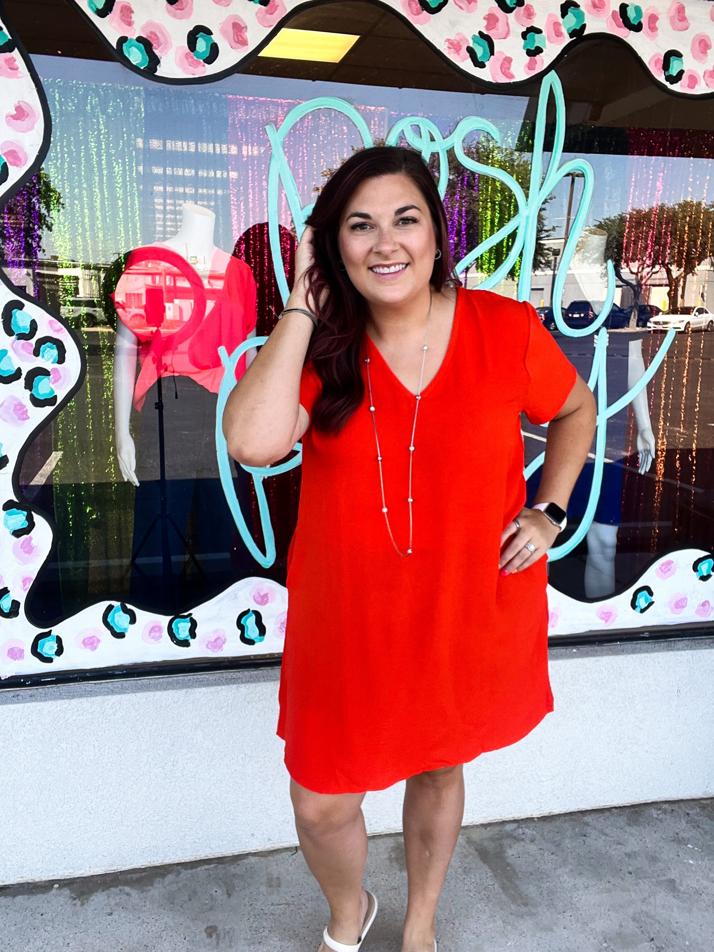 Everyday Shift Dress - Sunset