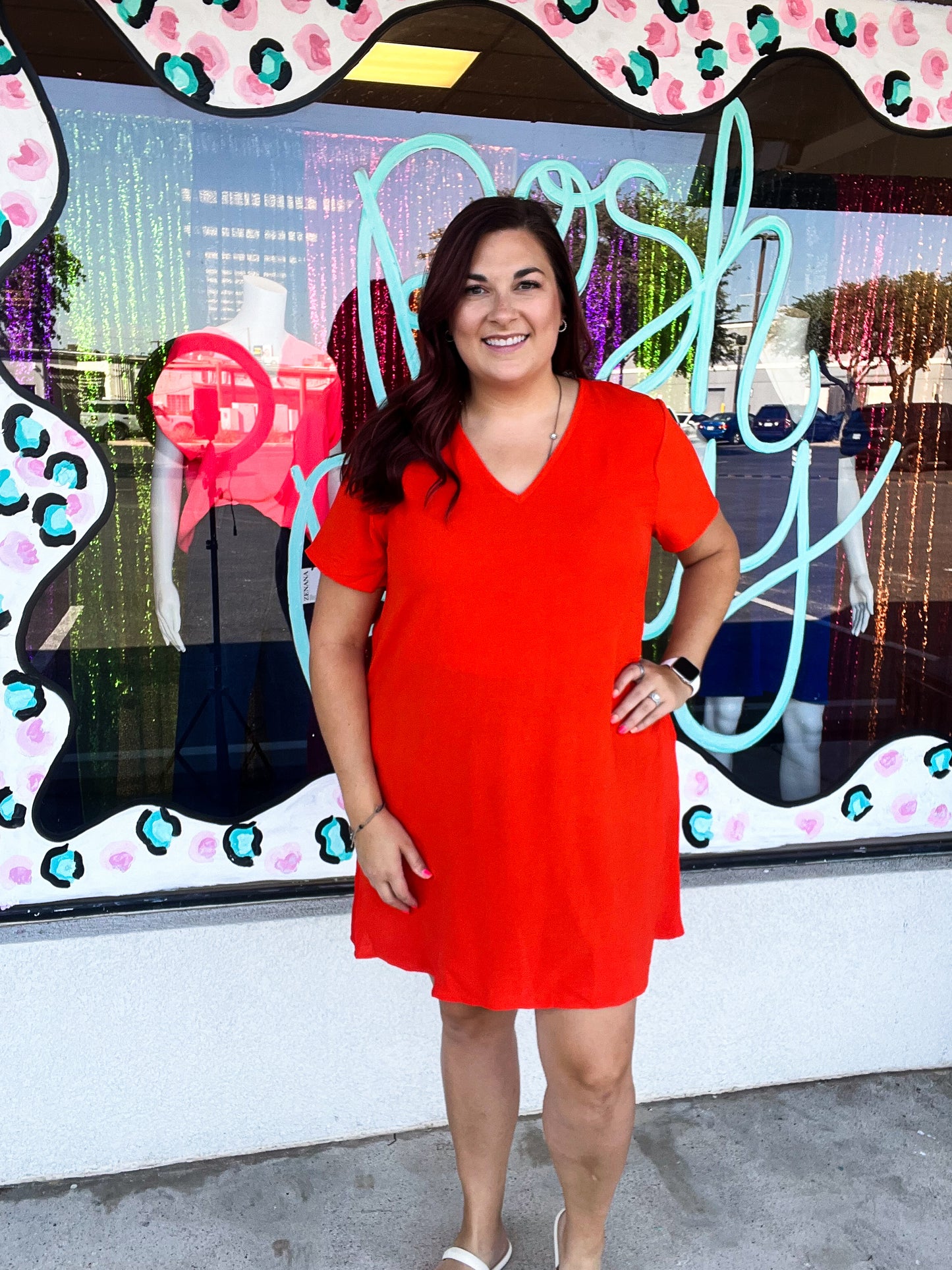 Everyday Shift Dress - Sunset