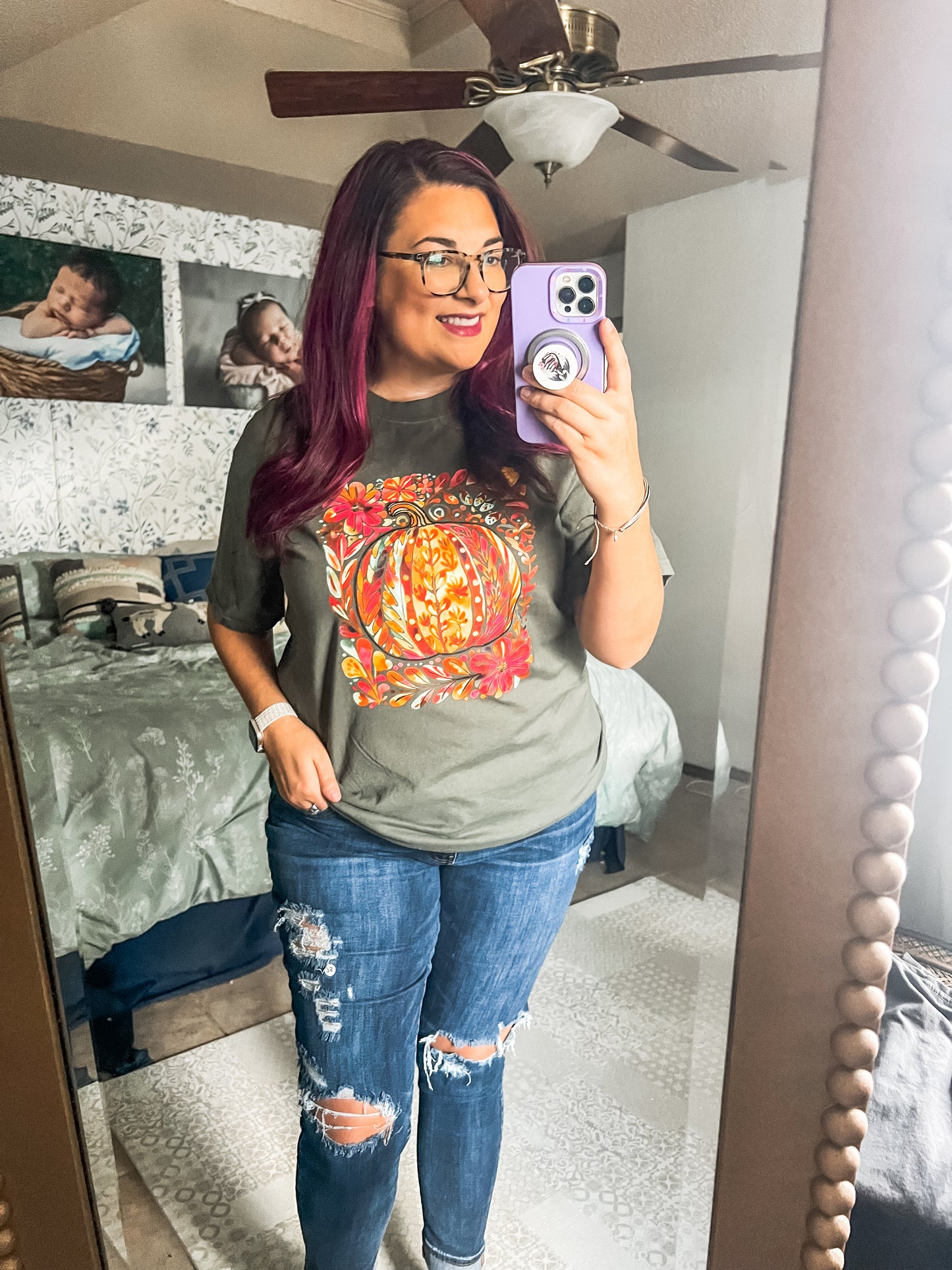Artsy Pumpkin Tee