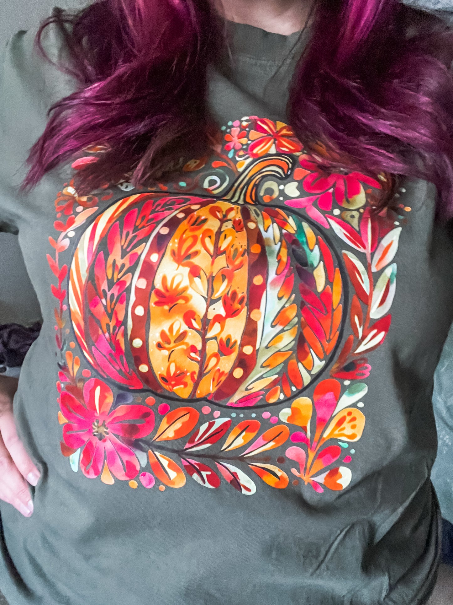 Artsy Pumpkin Tee