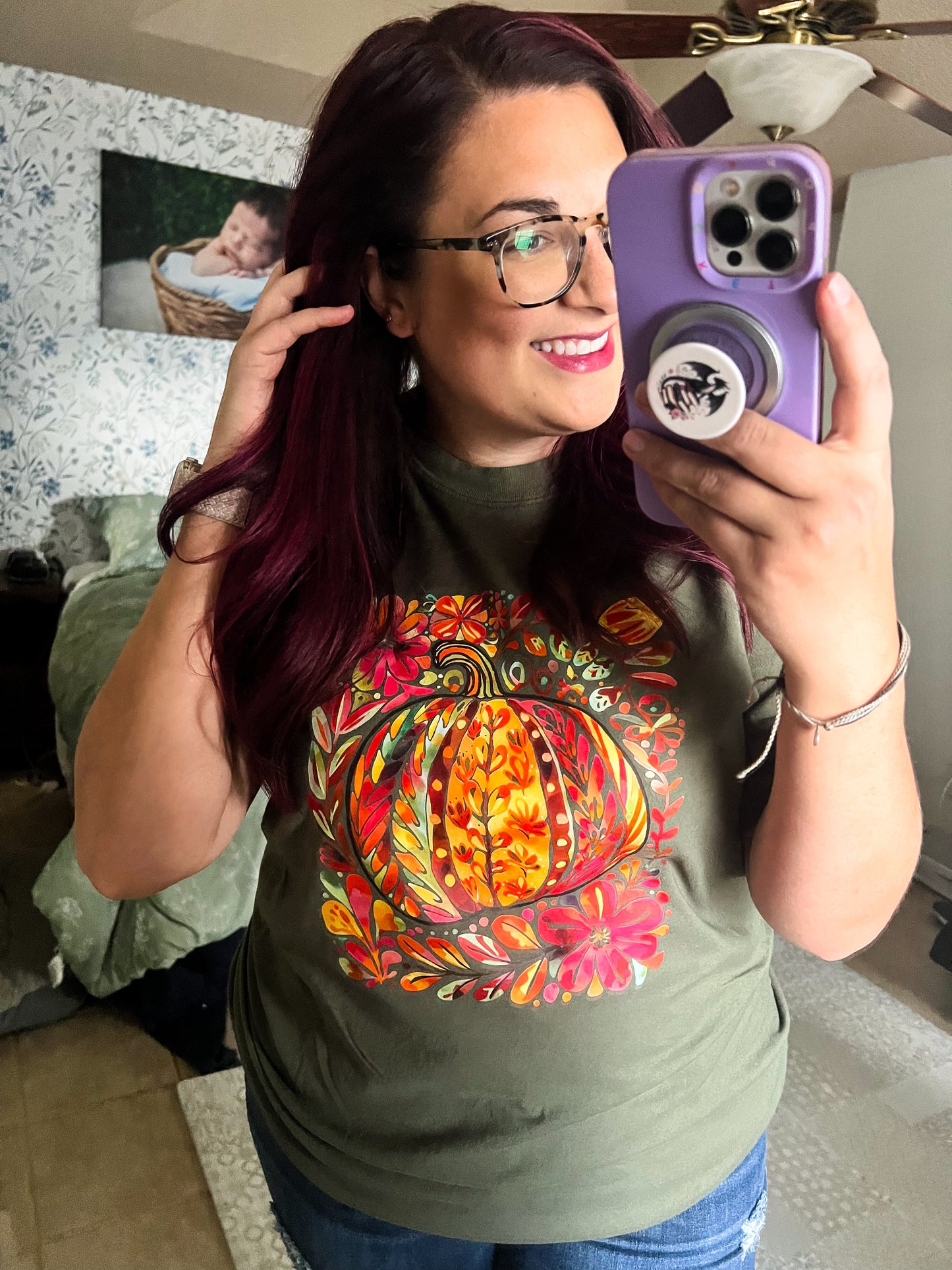 Artsy Pumpkin Tee