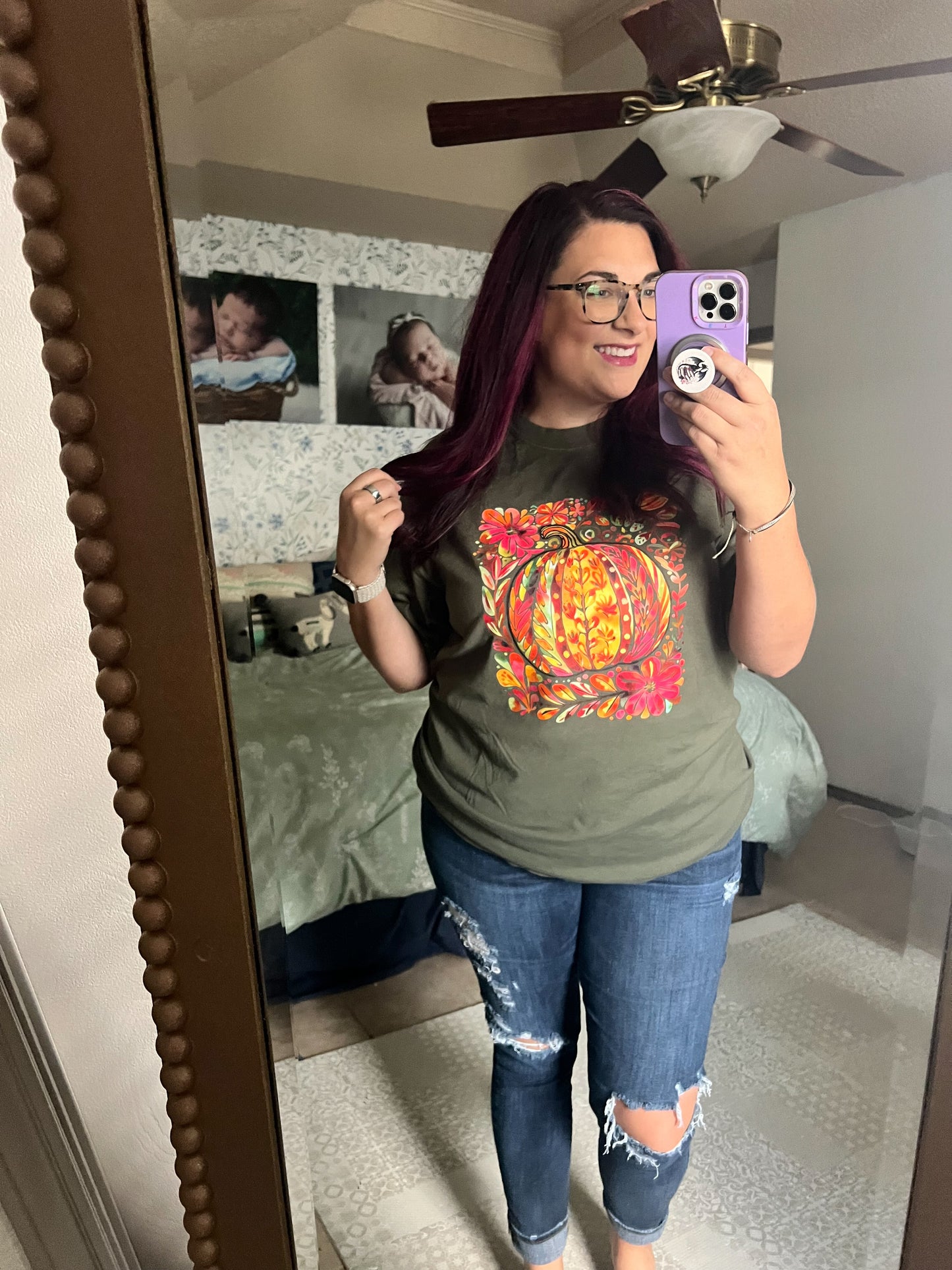 Artsy Pumpkin Tee