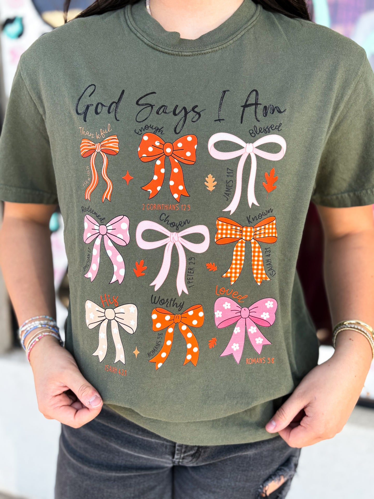 God Says I Am... Fall Bows