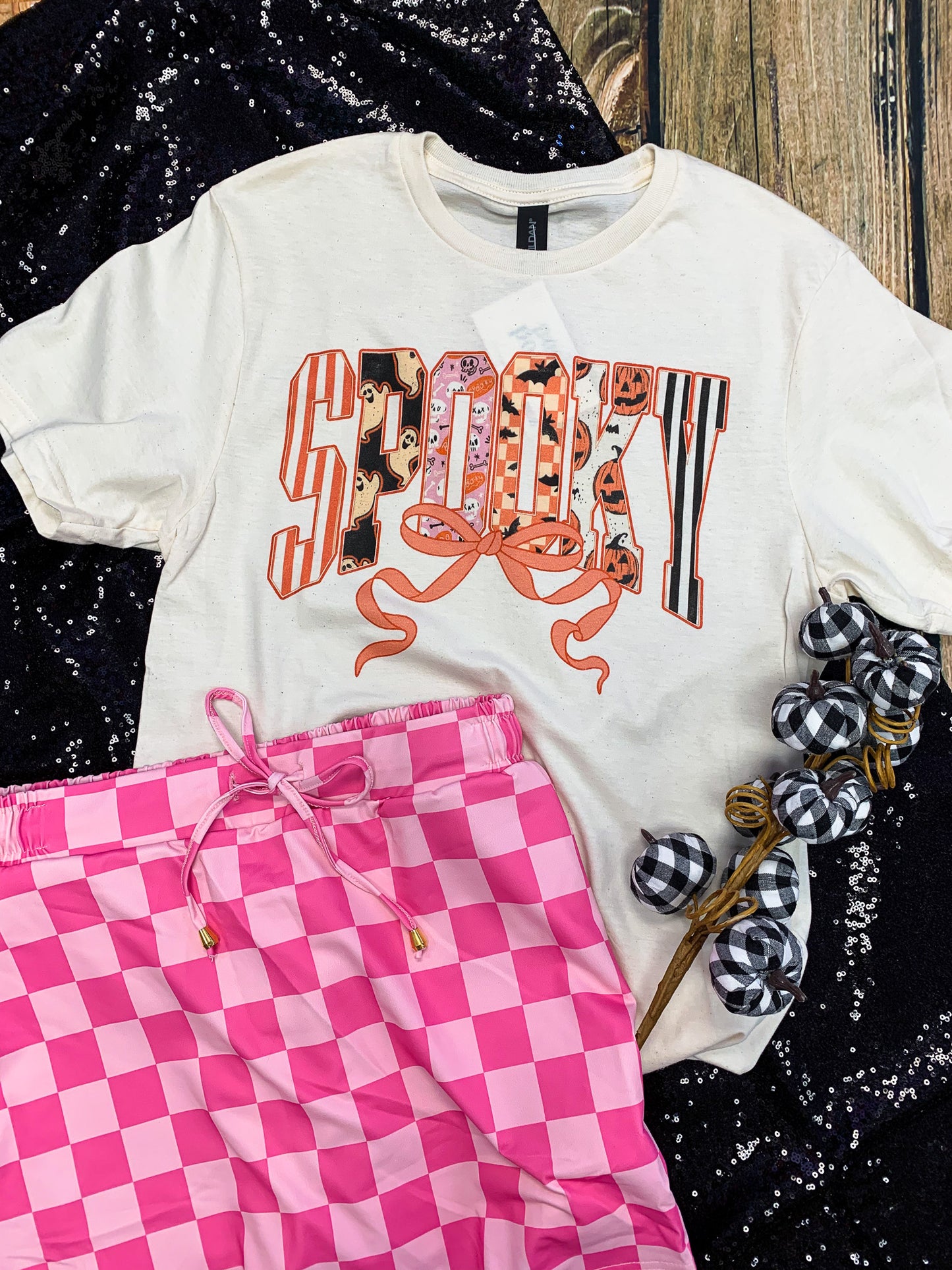Bubblegum Checkered Skort