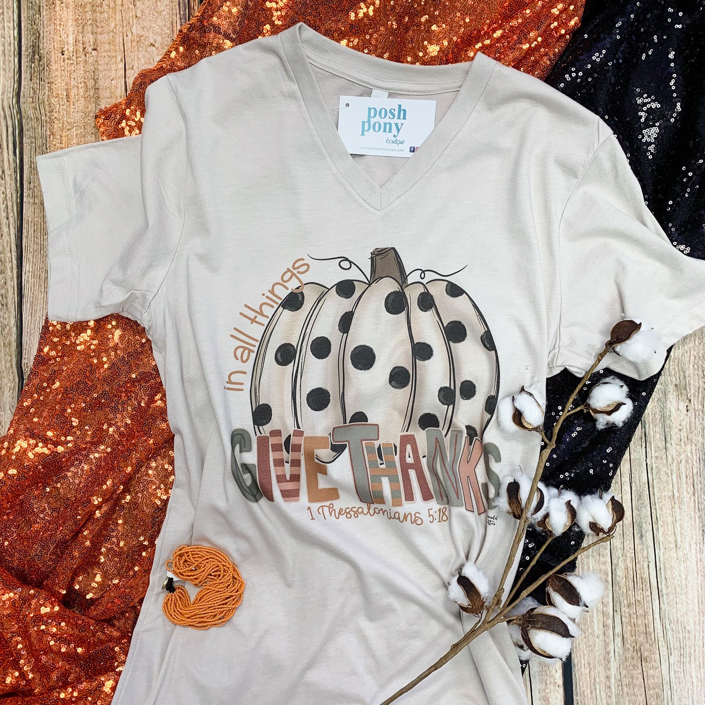 Give Thanks Pumpkin Tee