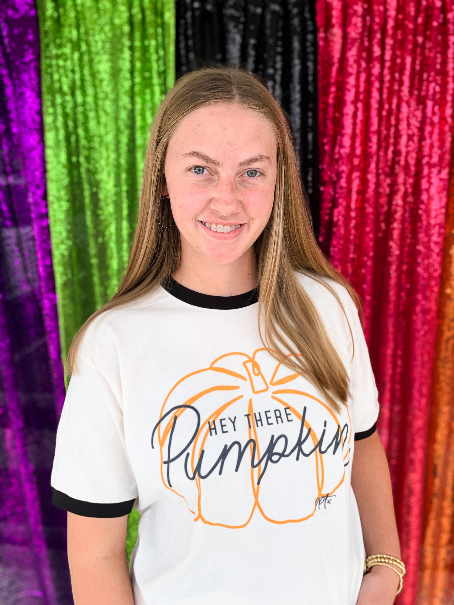 Hey There Pumpkin Ringer Tee