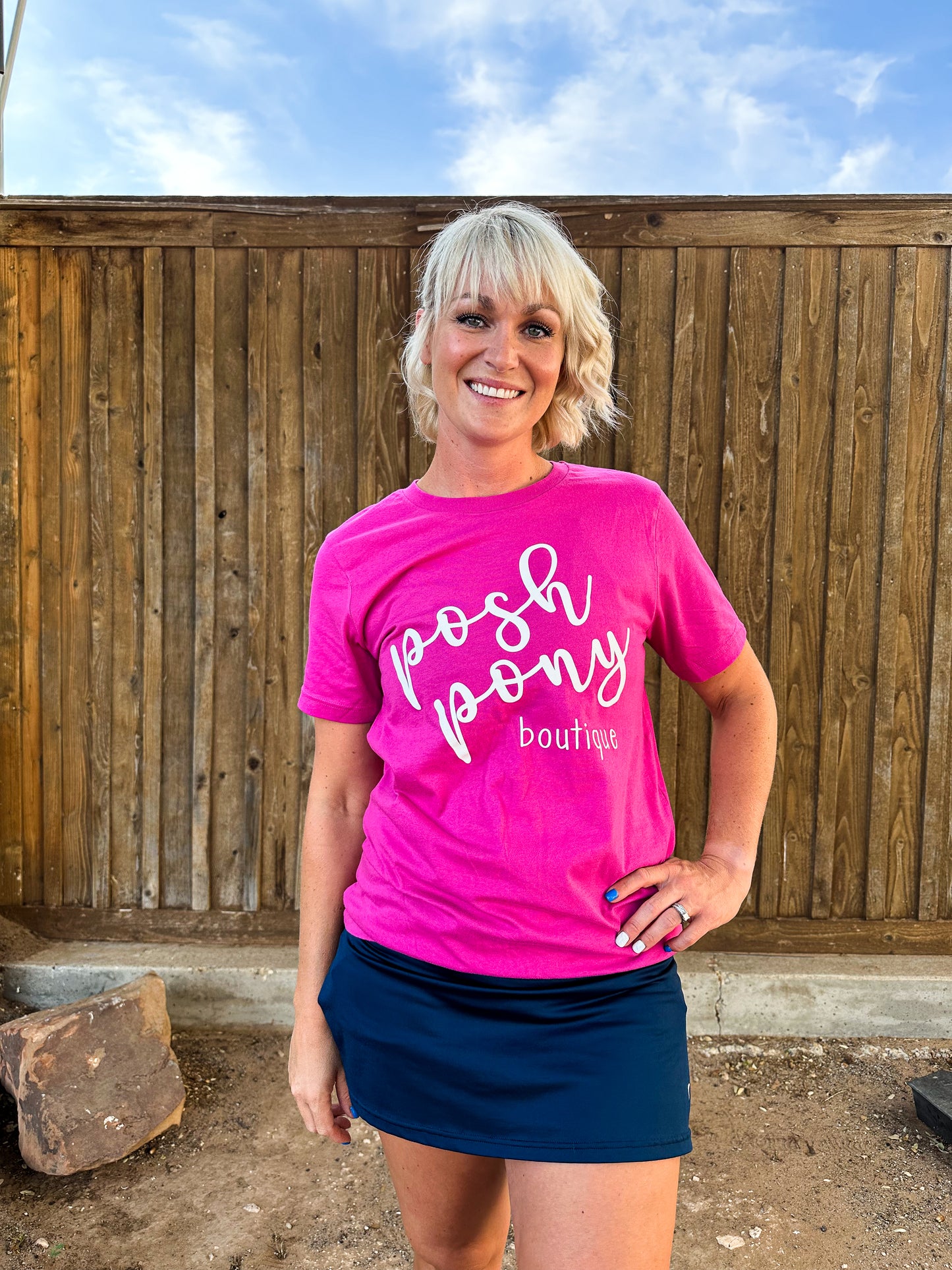 Posh Pony Logo Tee's