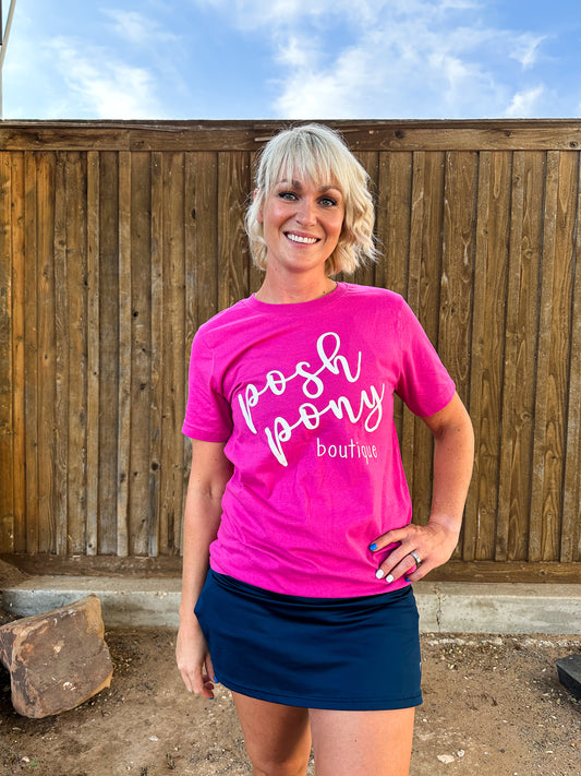 Posh Pony Logo Tee's