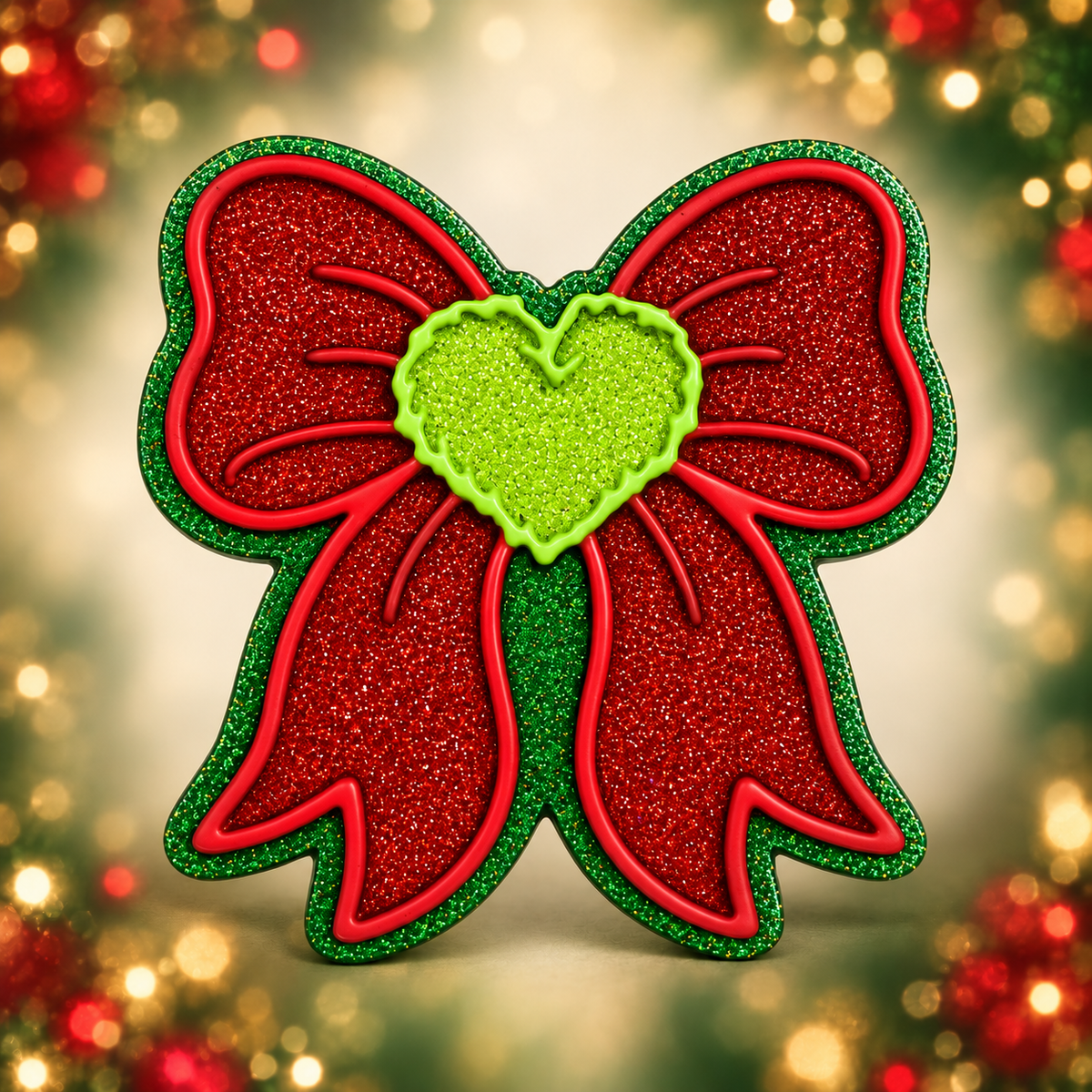 Christmas Bow Car Freshie