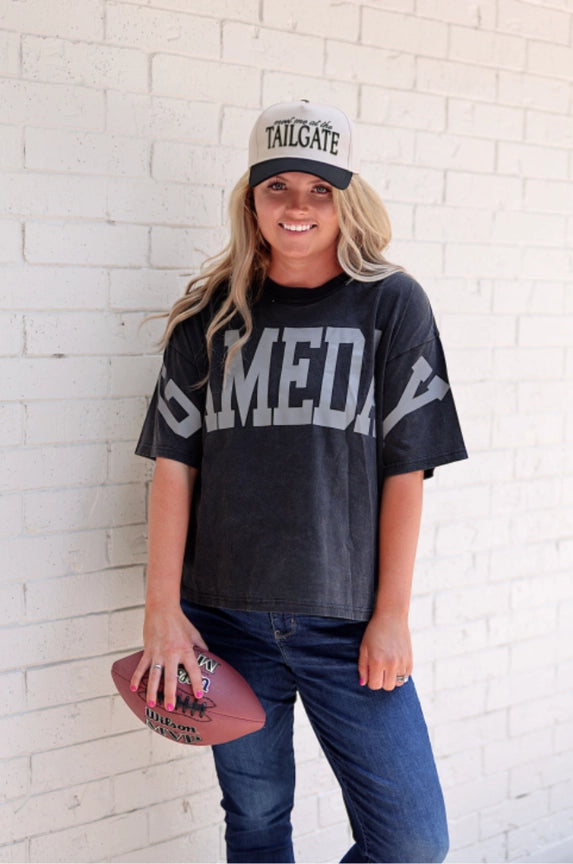 Gameday (Midnight) Home Team Mineral Wash Tee