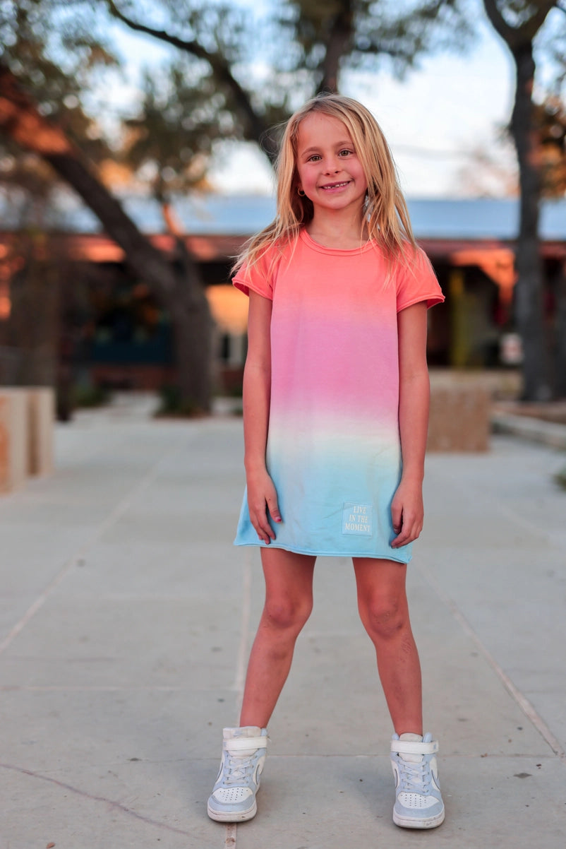 Youth Mineral Wash Wildflower Dress