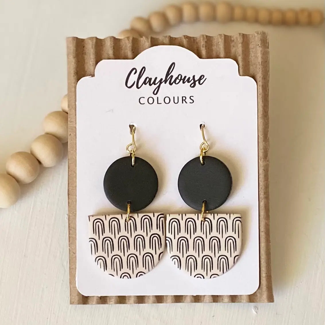 Boho Clay Earrings