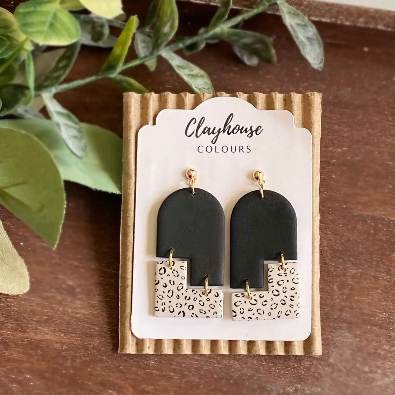 Boho Clay Earrings
