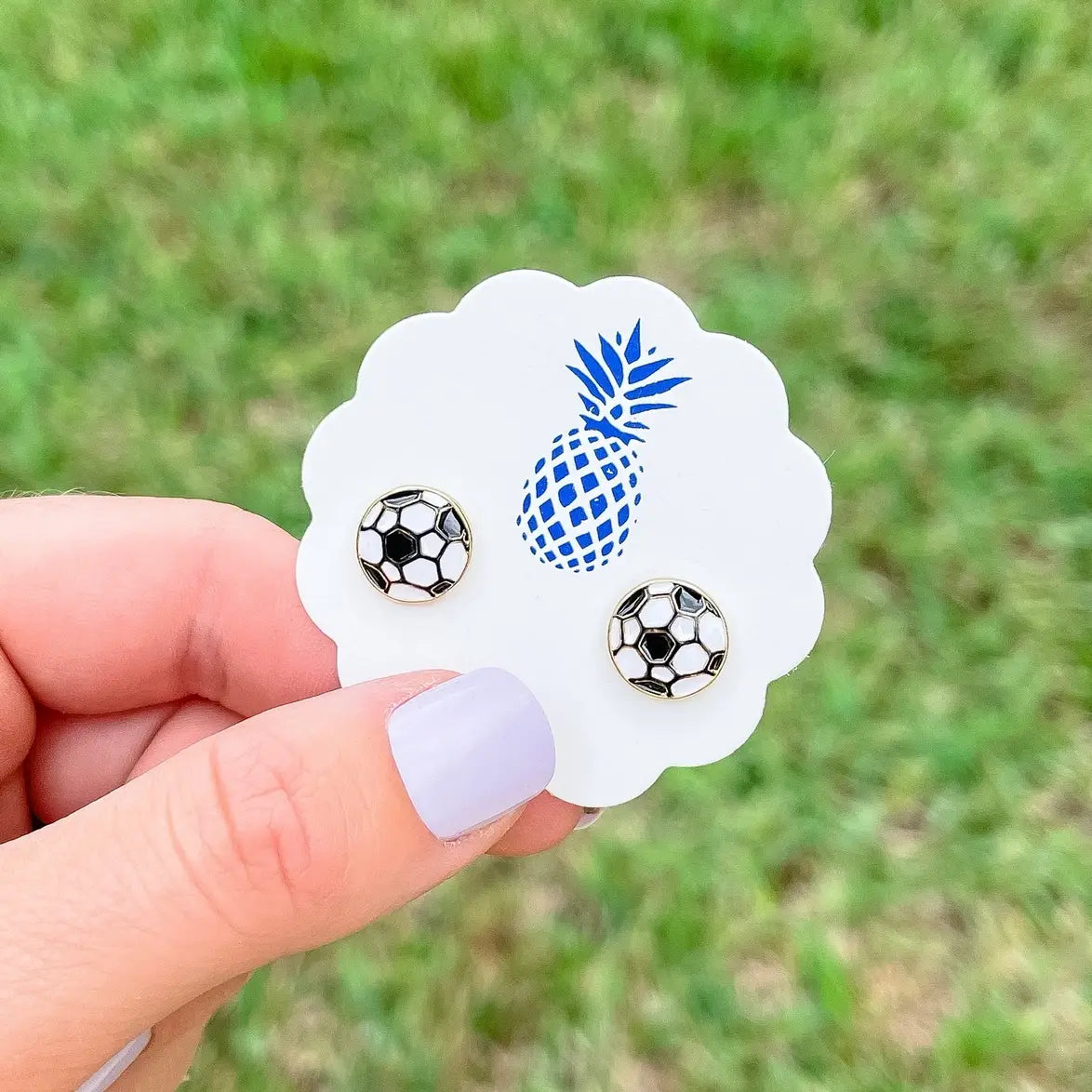 Sports Enamel Earrings