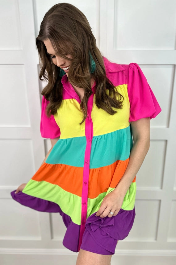 Rylee Rainbow Dress