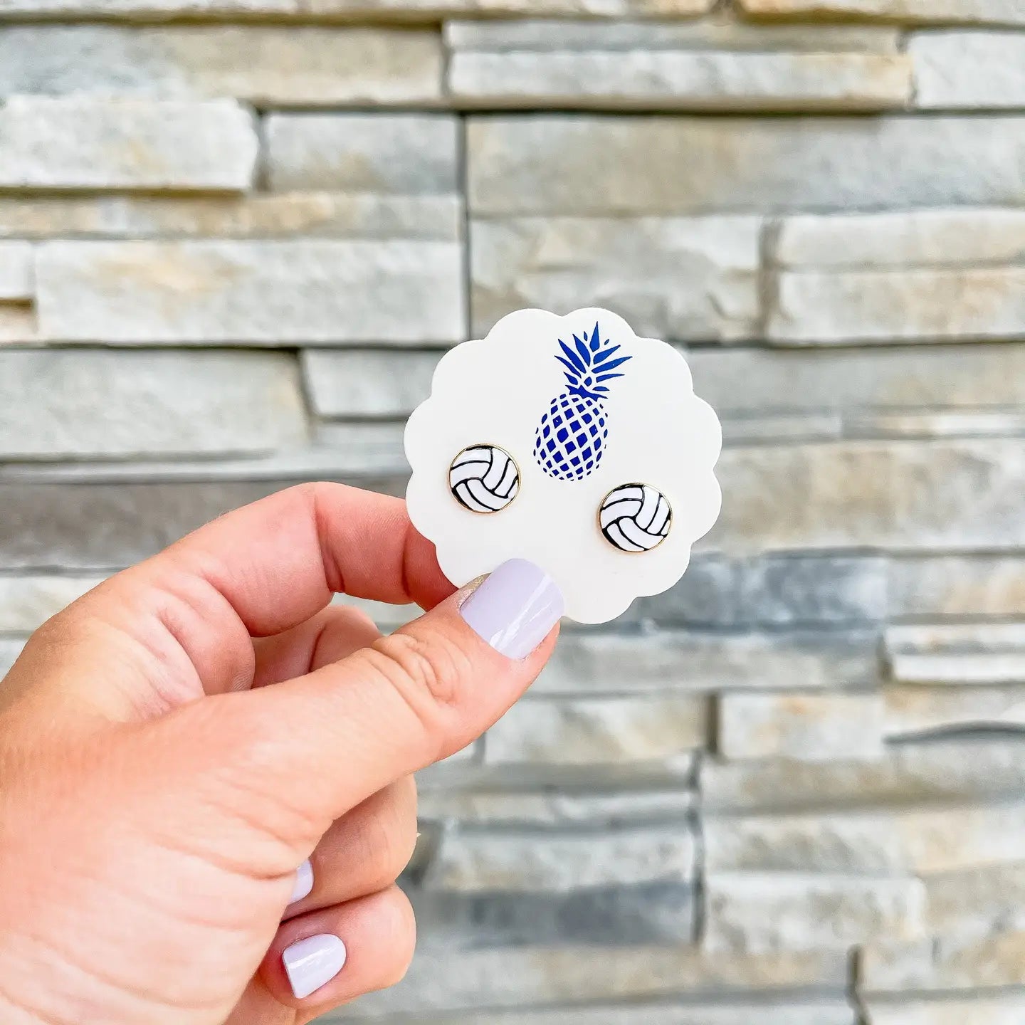 Sports Enamel Earrings
